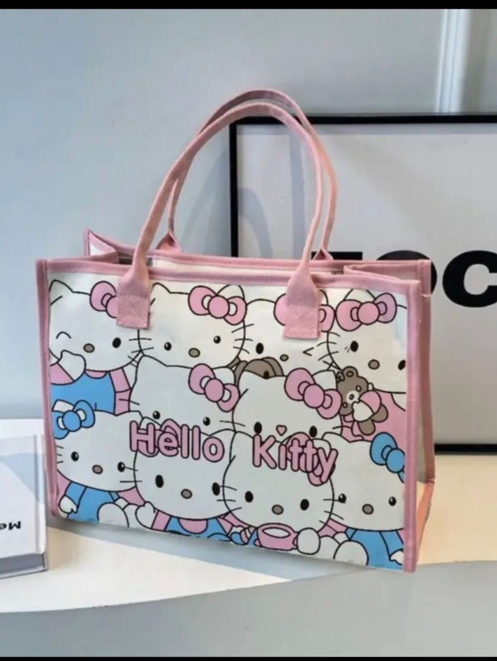Hello Kitty Canvas Tote Bag